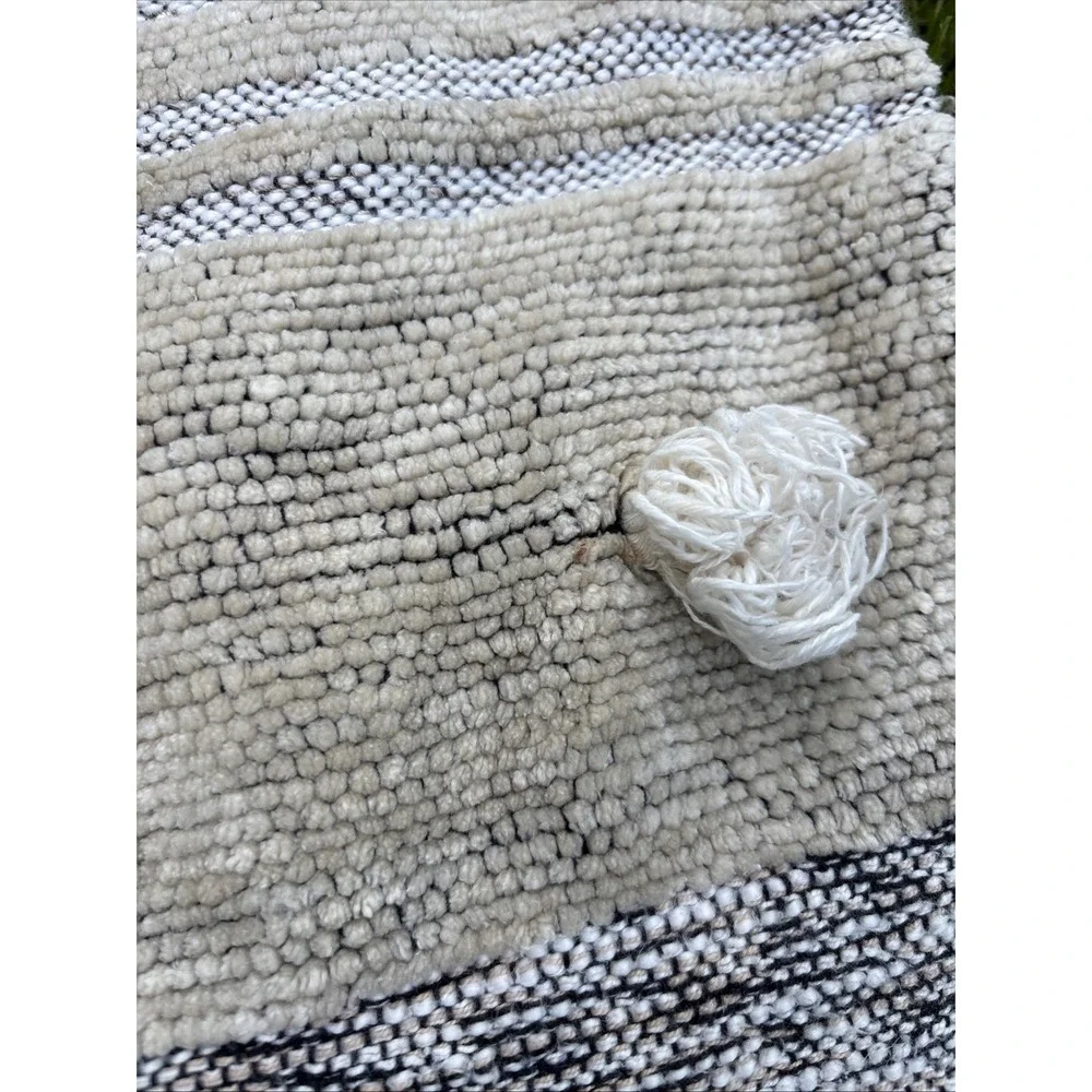 Anthropologie All Roads Yucca Throw Blanket Fringe Tassel Boho Chic READ